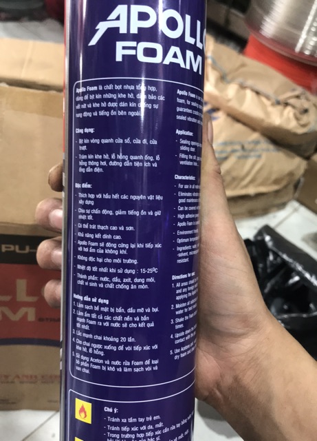 [Lấy mã giảm thêm 30%]Xịt foam APOLLO 750ml
