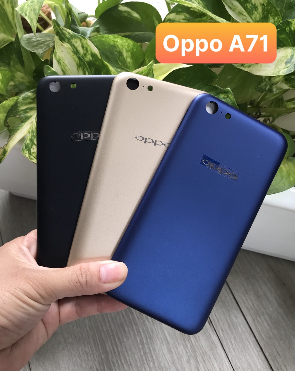Bộ vỏ điện thoại zin Oppo A71 (gồm lưng vỏ,xương máy và phím bấm)