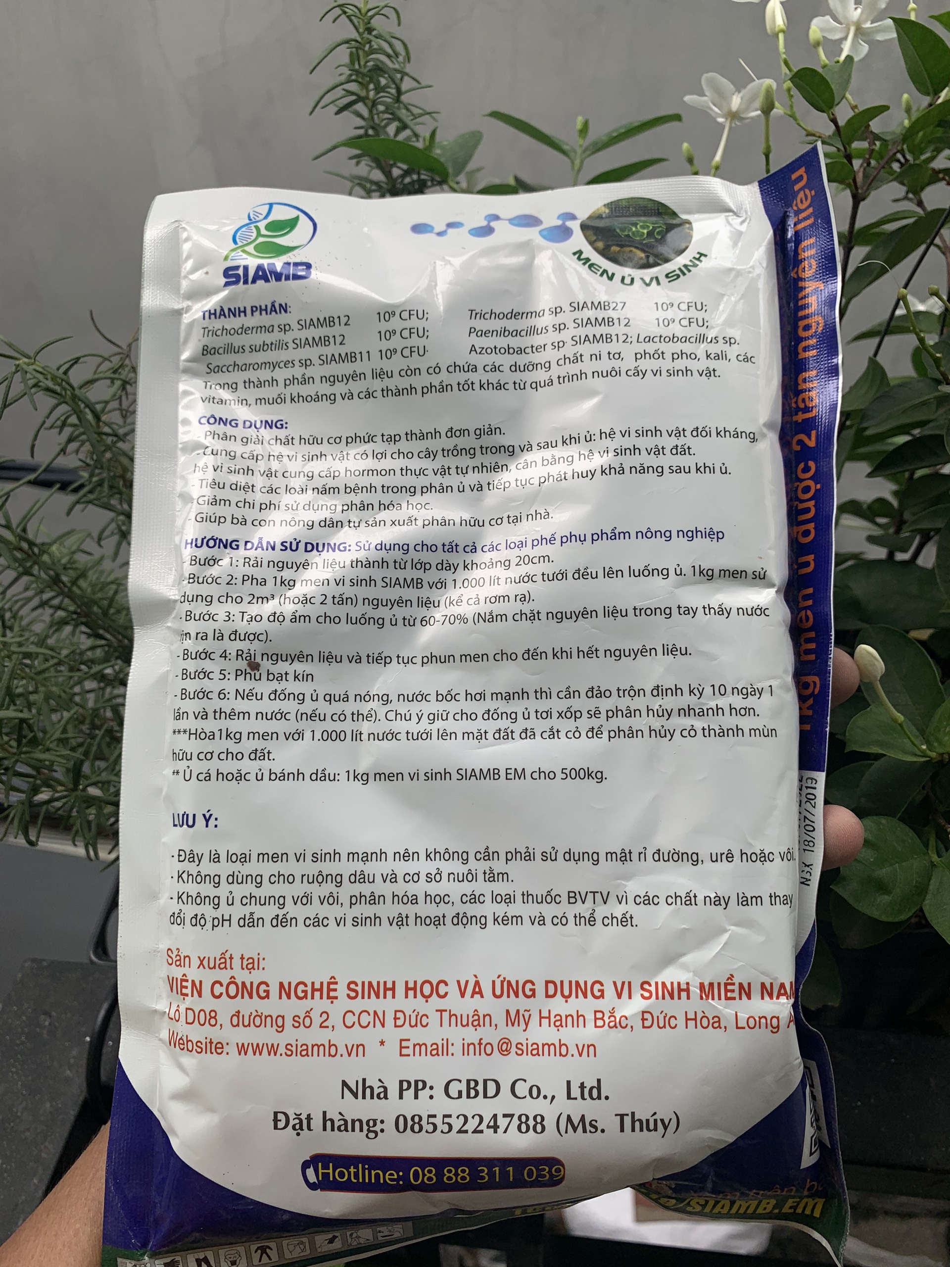 [HCM]Men Ủ Vi Sinh Đa Hữu Dụng 1Kg