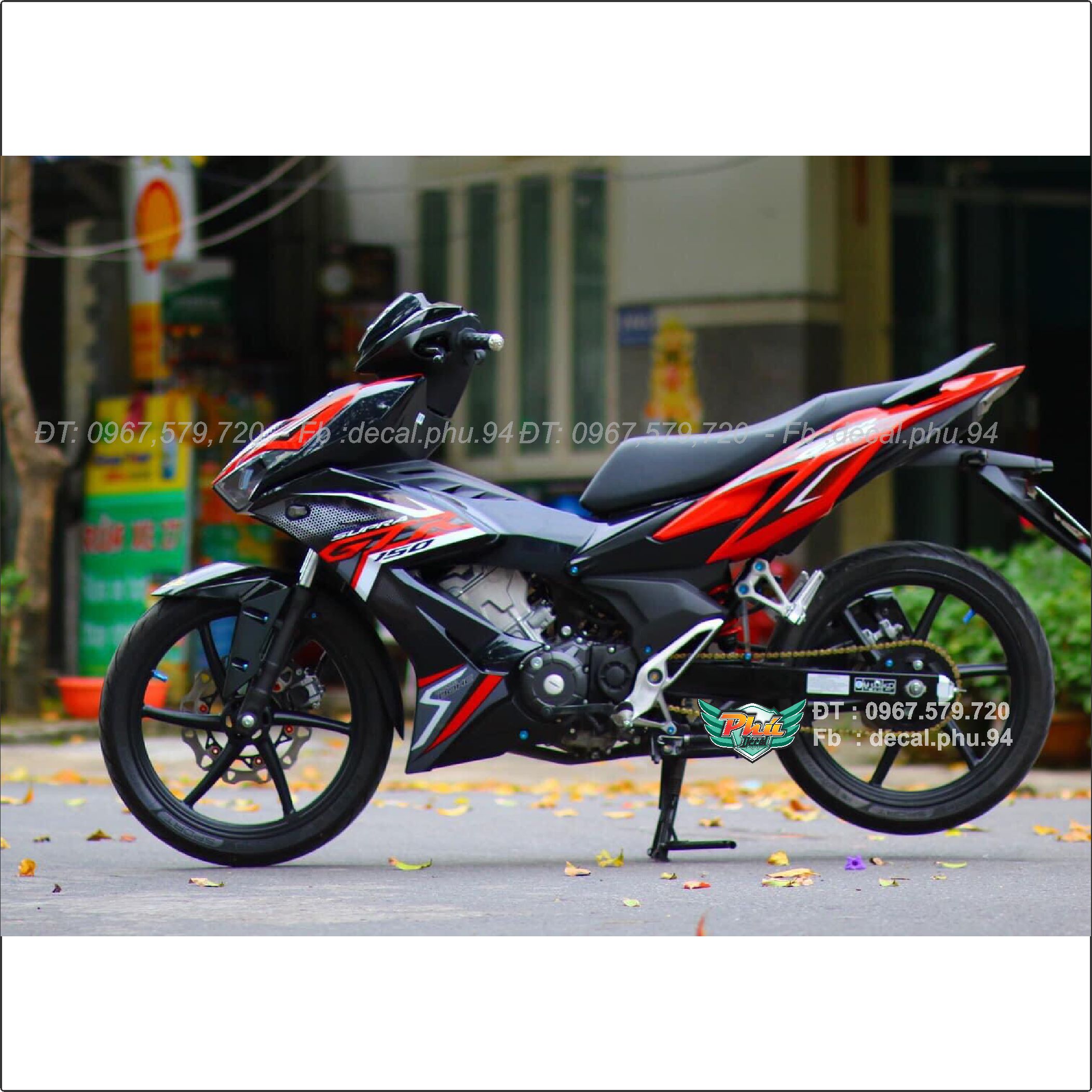 Tem rời Winner X đỏ đen GTR (P)
