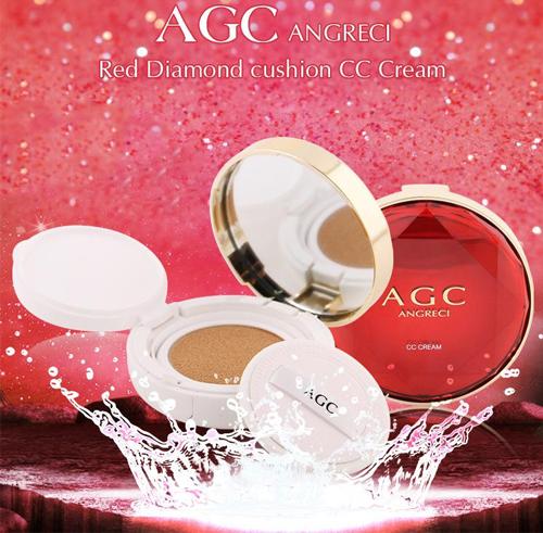 Phấn tươi AGC CC Cream Red Diamond cho da nhạy cảm (tặng kèm lõi)