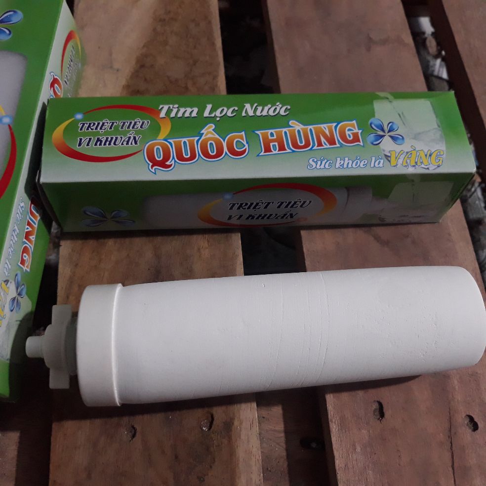 Sứ lọc nước dài dùng cho bình inox và bình sứ
