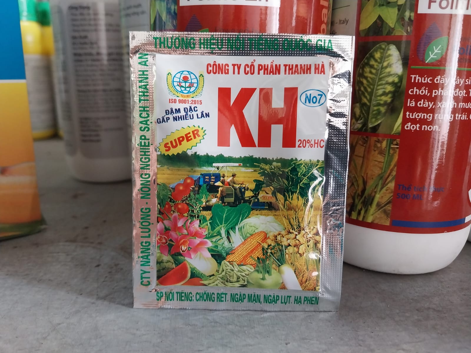Kh phân bón hữu cơ sinh học kh 20% hc gói 10ml