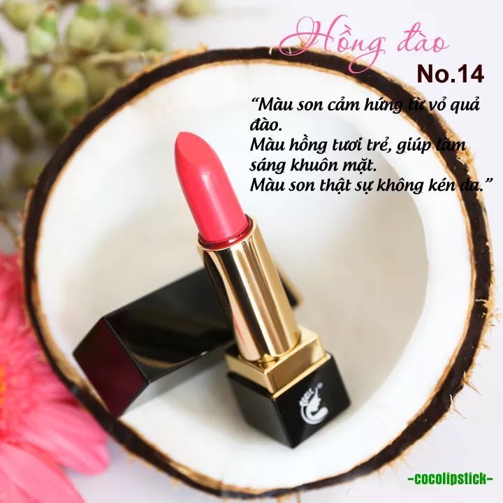 son môi dầu dừa Bến Tre
