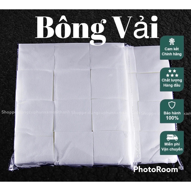 Bông cắt sẵn 1200 miếng kích thước 6x7cm
