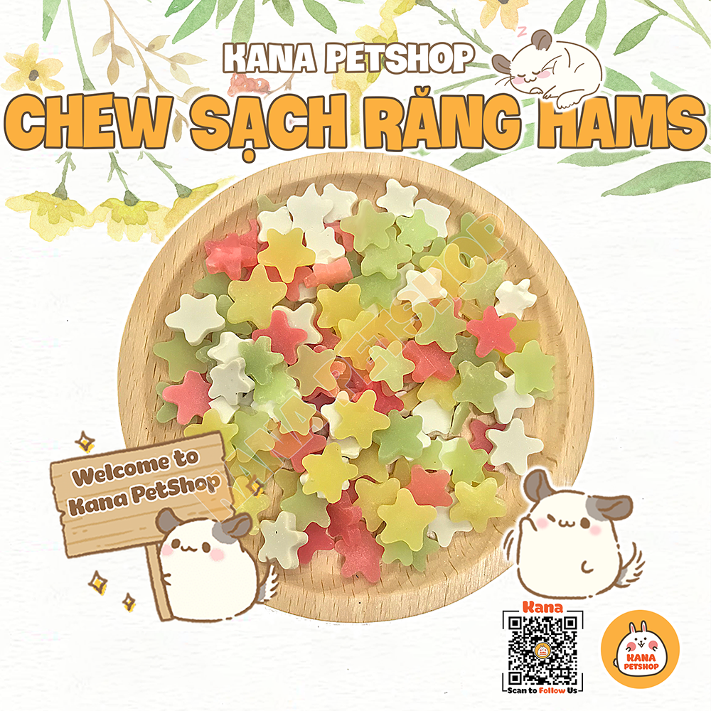 Chew mài răng hamster 🐹freeship🐹 chew sạch răng đồ ăn dặm cho hamster , sóc , sóc bay úc .