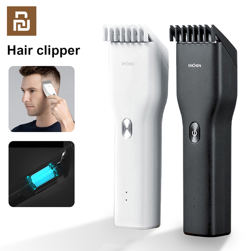 YouPin Tông đơ điện cắt tóc ENCHEN Mens Electric Hair Clippers thiết kế nhỏ gọn hiện đại sạc bằng cáp USB phù hợp cho nam