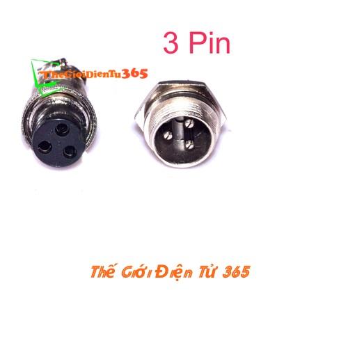 CẶP JACK GX16-3P (CẶP ĐỰC - CÁI)