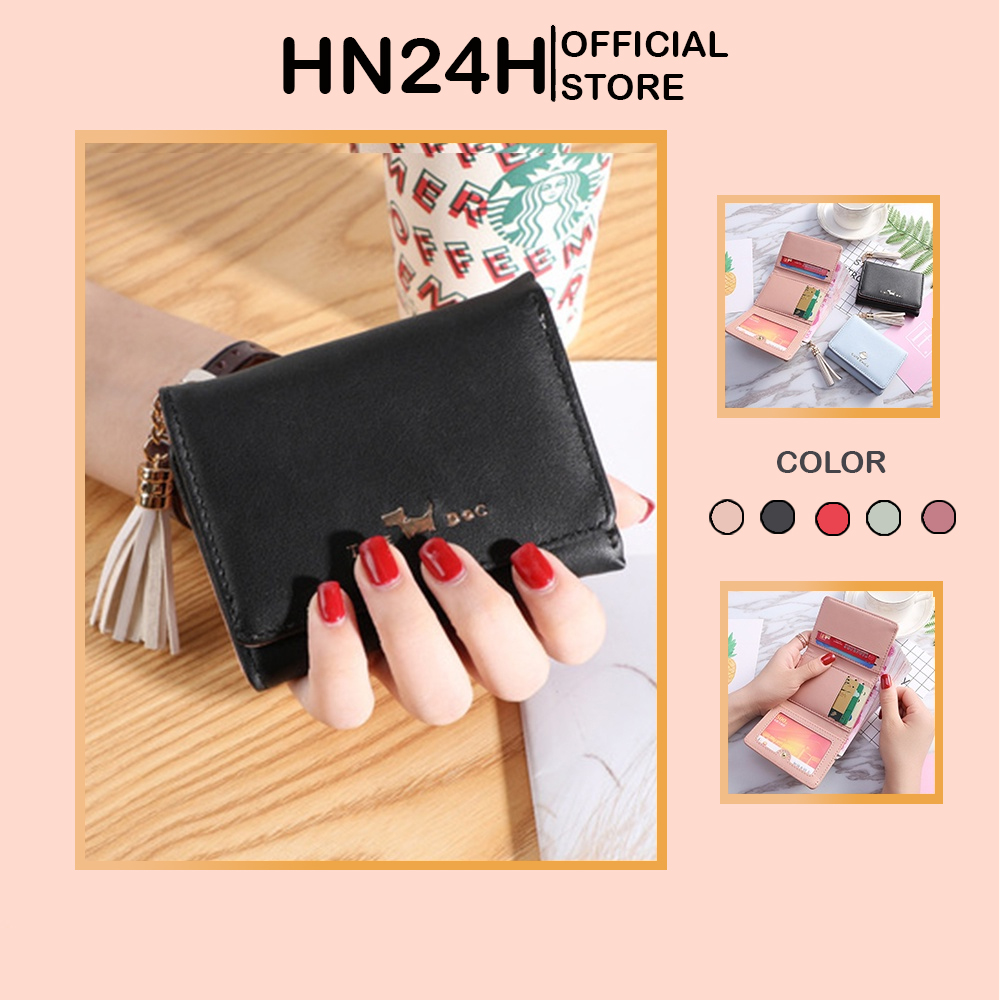 Ví Ngắn Nữ Mini CUTE CHICK & LOVE CAT 252 Dễ Thương Cực Đẹp