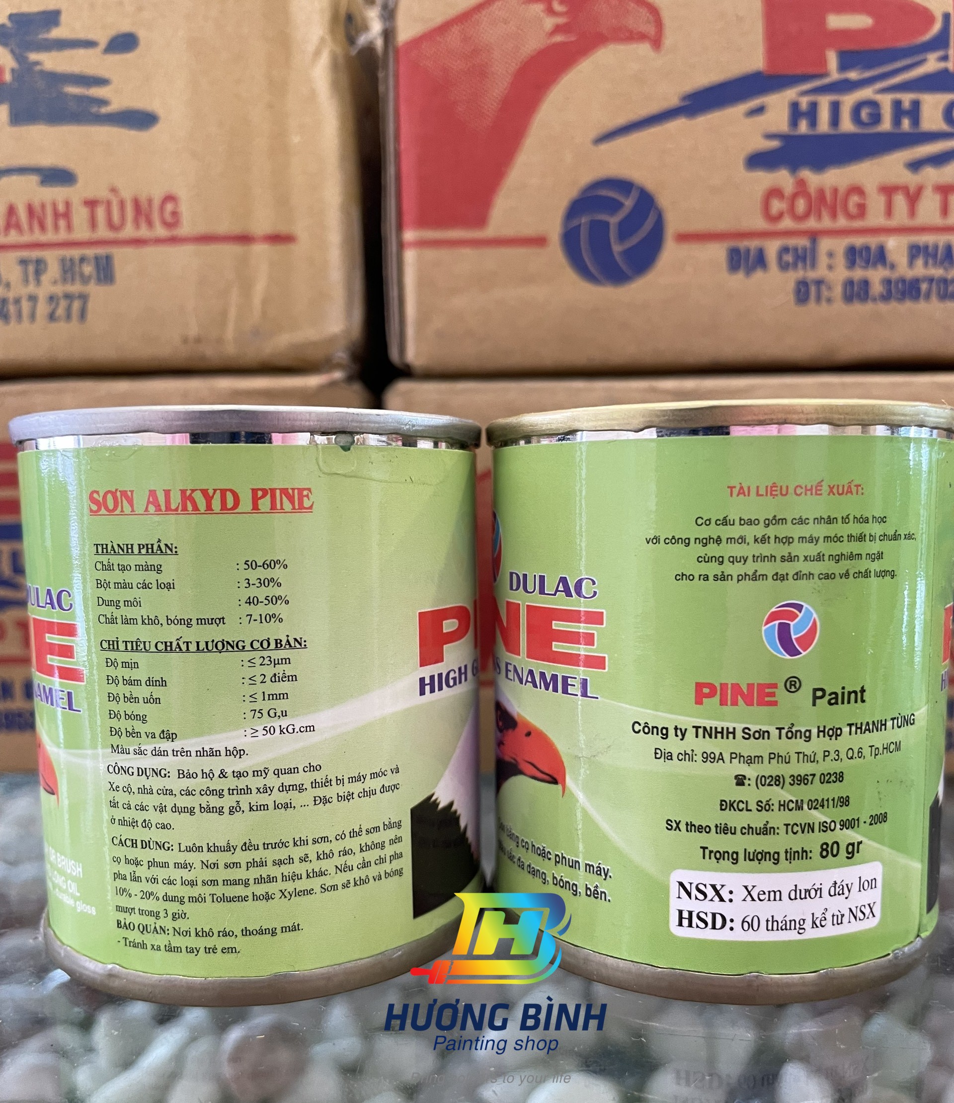 Sơn dầu con ó Pine (lon 80g)