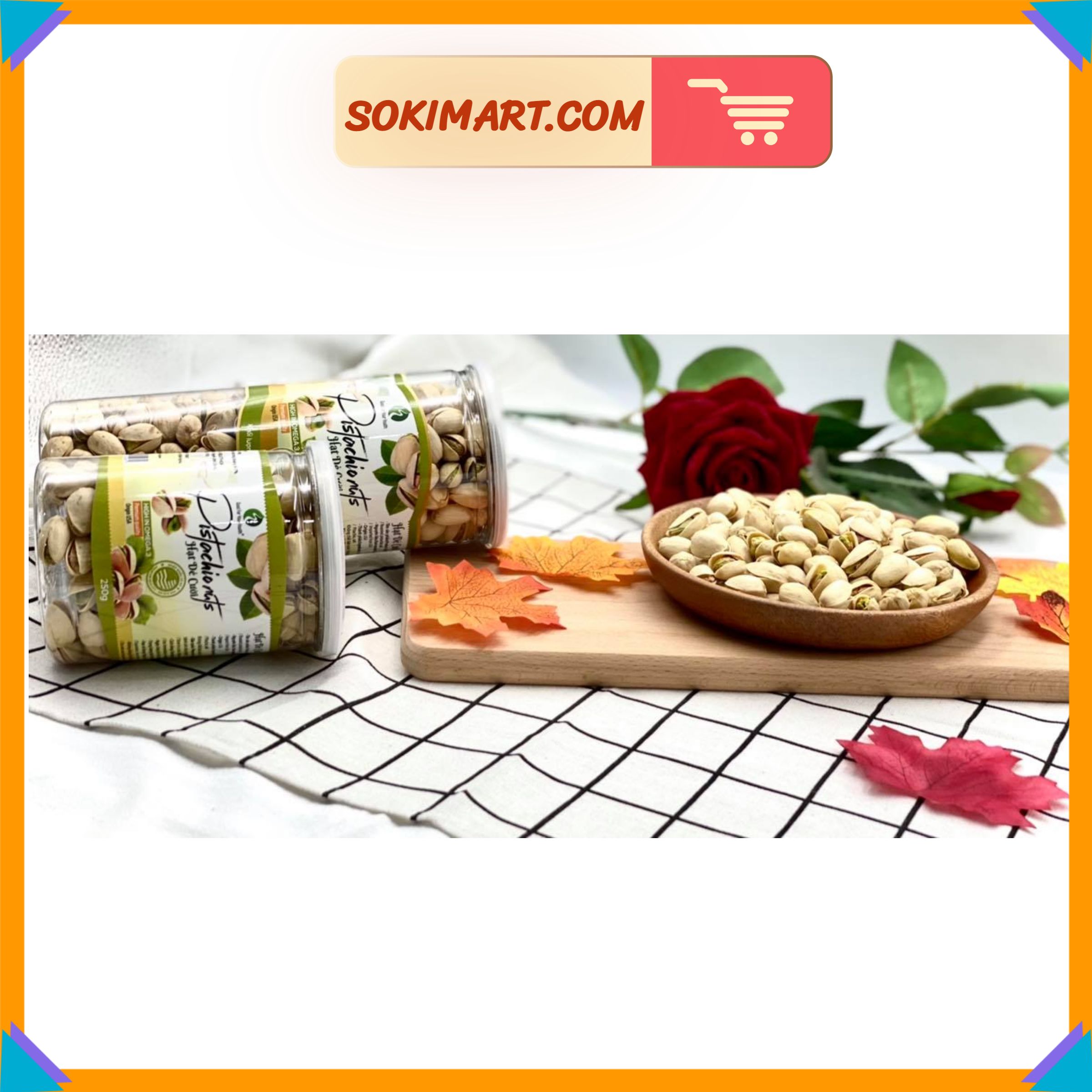 Hạt dẻ cười Mỹ ( ko tẩy trắng) - 250g