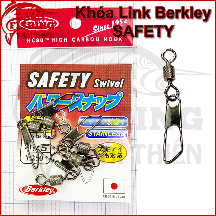 [HCM]Khóa link câu cá Berkley Safety