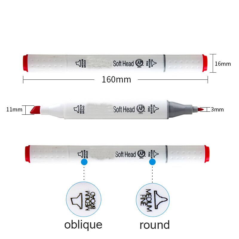Bút Marker Superior Touch soft head ( bán lẻ 1 cây) -Link 1