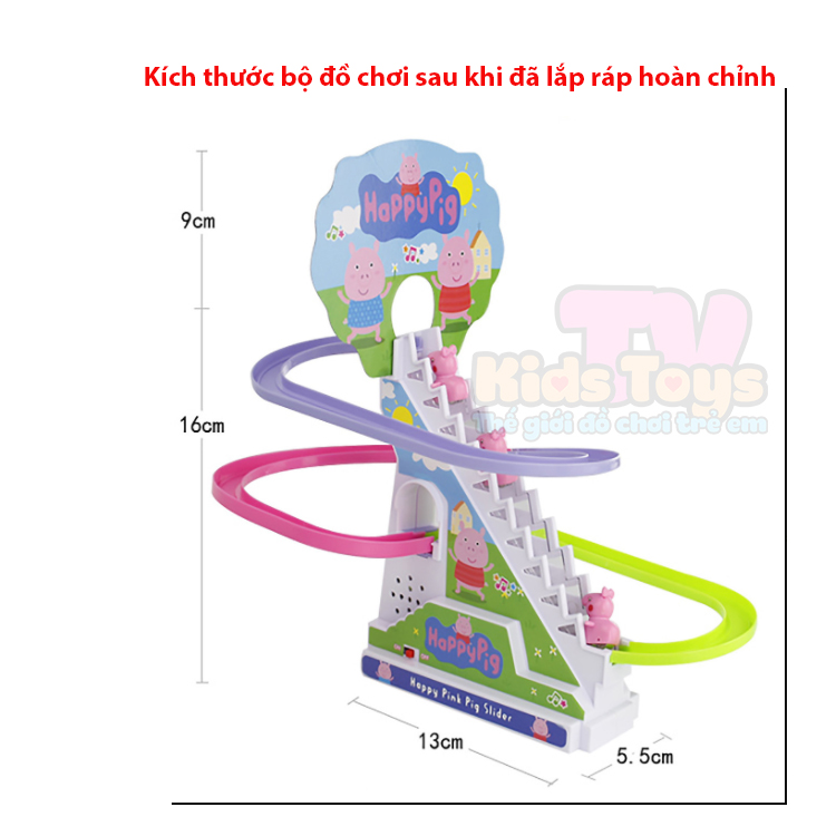 ĐỒ CHƠI PEPPA PIG LEO THANG ÂM THANH VUI NHỘN CHO BÉ