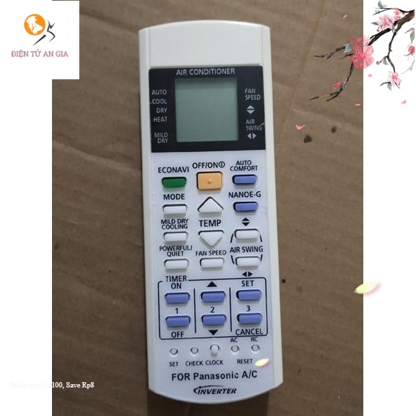 Điều khiển điều hòa Pa_na_so_nic / Remote máy lạnh Pa_na_so_nic 2 chiều - thường , inverter , mới