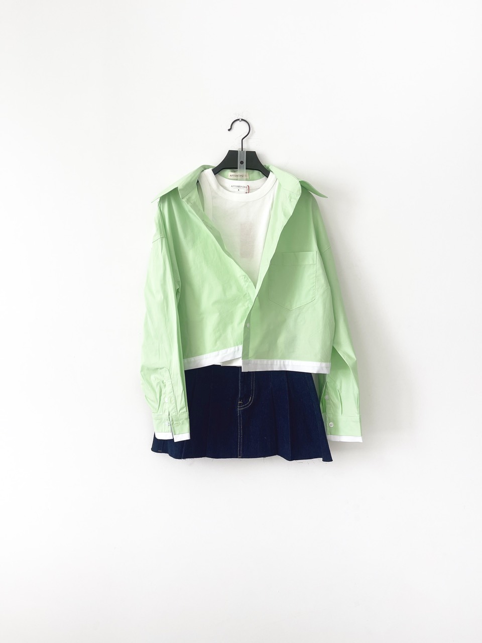 AfterBefore | Áo Somi crop phối viền nhiều màu