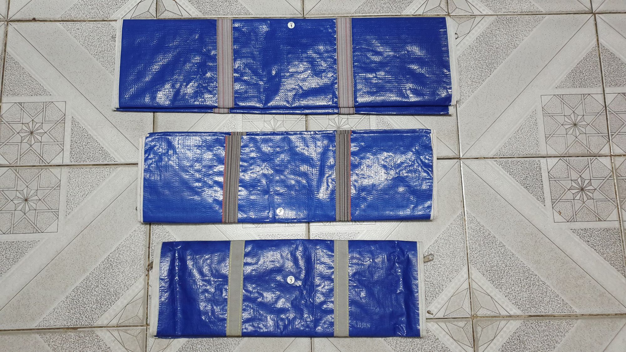 combo túi bạt xanh dương size xl