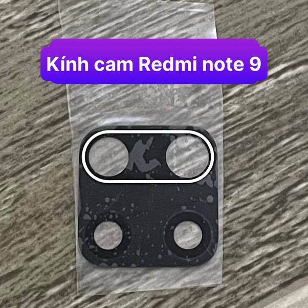 kính camera xiaomi Redmi note 9