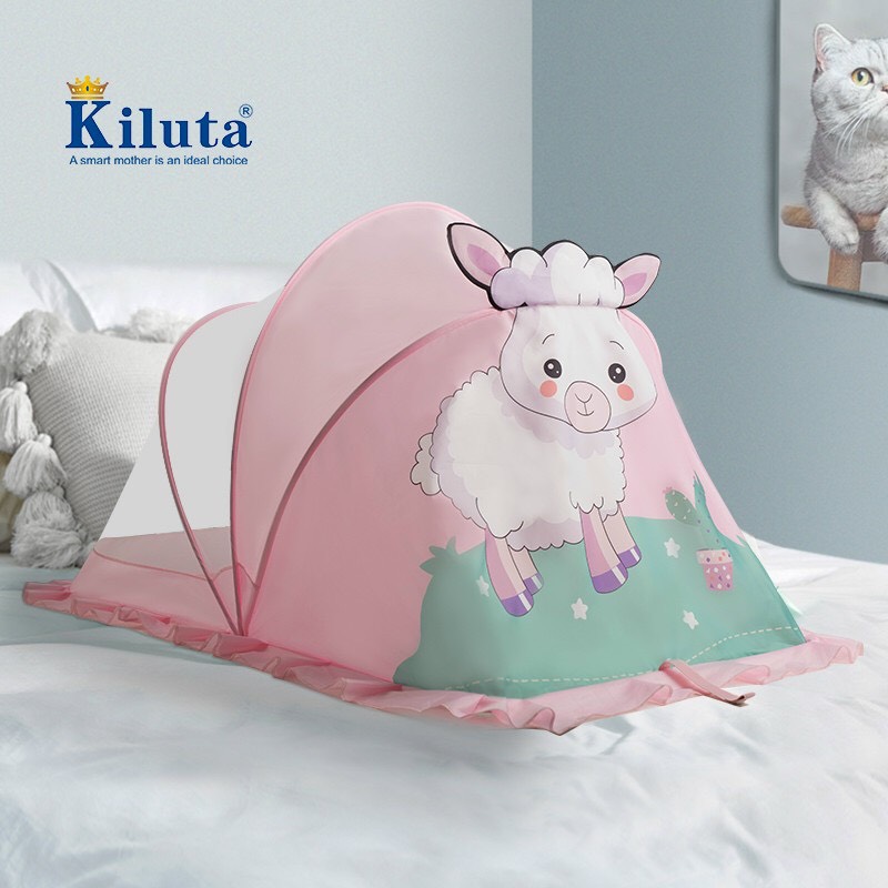 Màn chụp, Mùng chụp Kiluta hình thú gấp gọn tránh muỗi cho bé