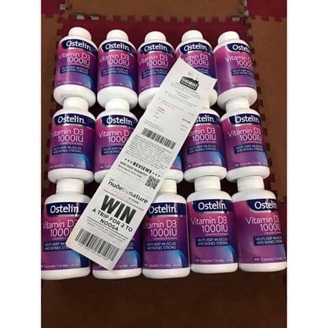 Ostelin Vitamin D3 1000IU - 300 viên