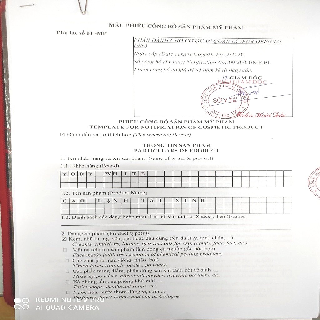 [Mẫu mới]Cao lạnh tái sinh Yody  Phương Anh
