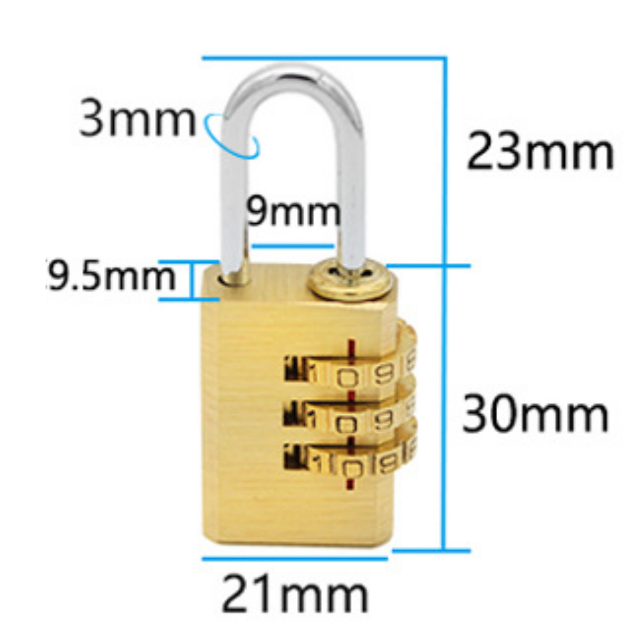 Khóa số chống trộm inox an toàn