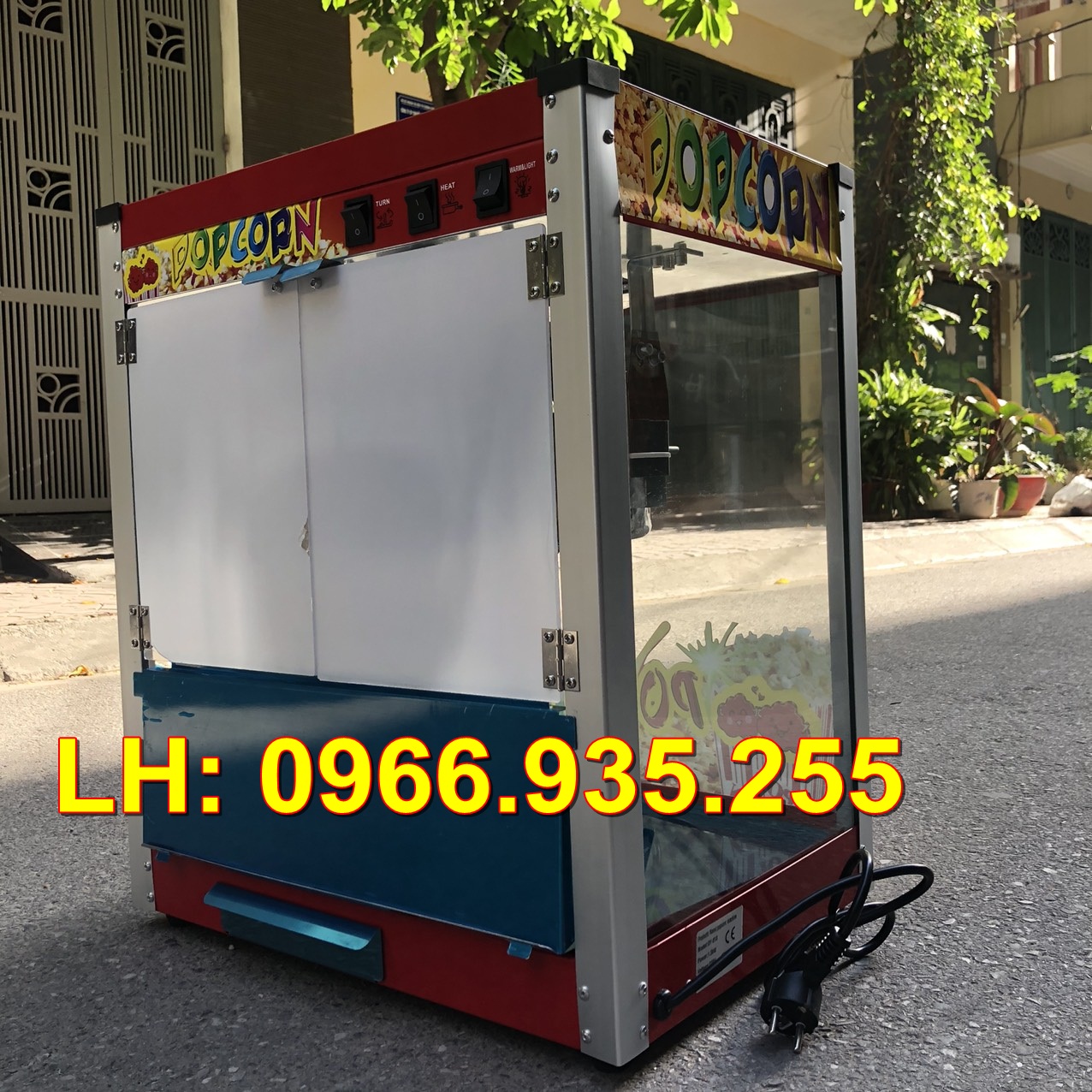 Máy làm bắp rang bơ,máy nổ bỏng ngô.