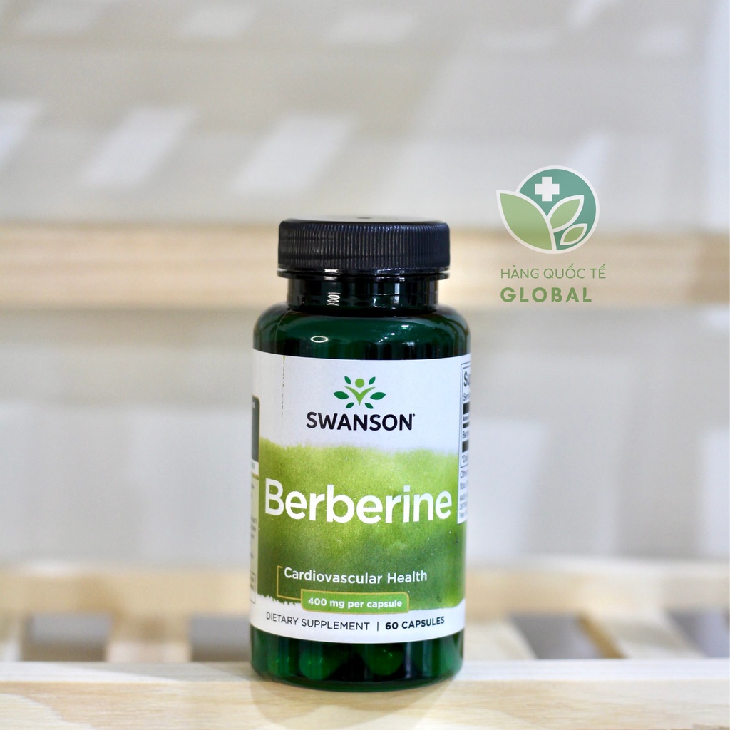 [Hàng Quốc Tế] SWANSON BERBERINE,60 viên,Tăng cường hỗ trợ sức khỏe tim mạch