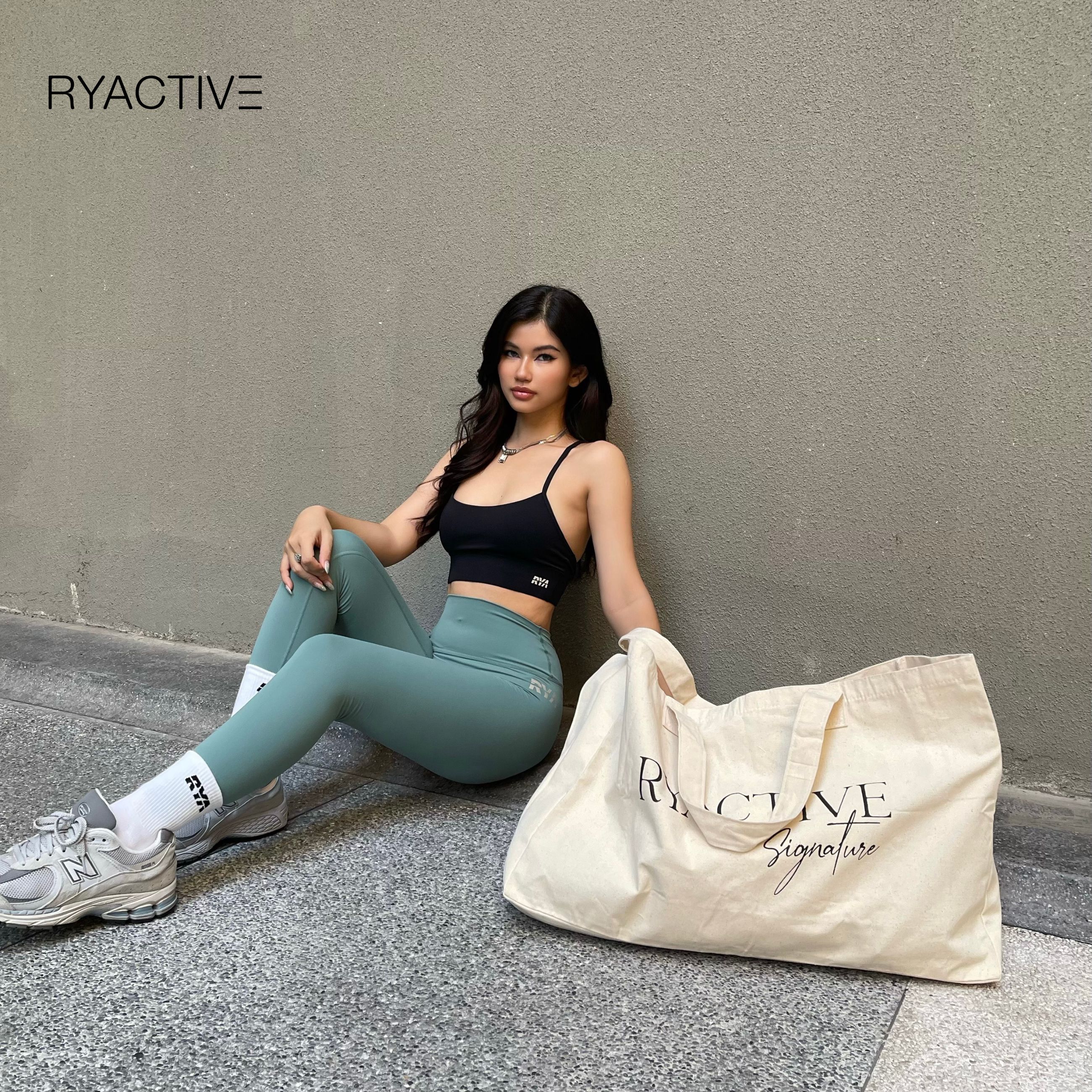 Áo ngực thể thao RYACTIVE - T SPORTBRA Black