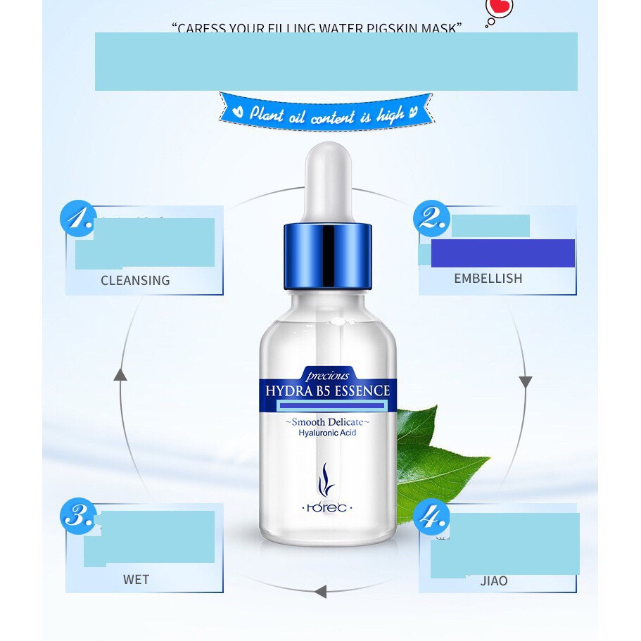 Serum dưỡng ẩm da Hydra B5 rorec