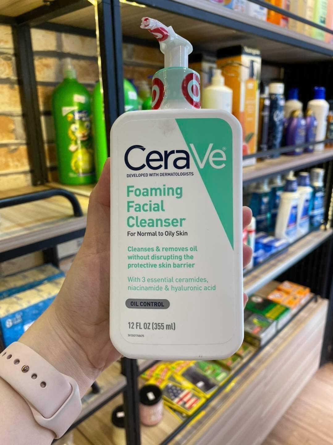 Sữa Rửa Mặt Cerave Da Dầu Da Nhạy Cảm