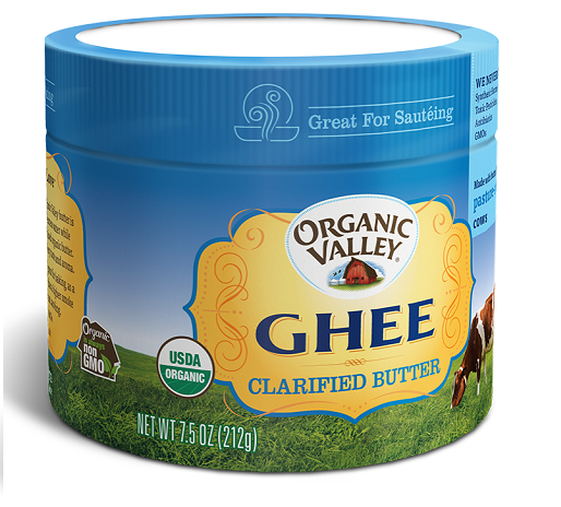 Bơ hữu cơ Ghee Oganic Valley (Hũ 212g)
