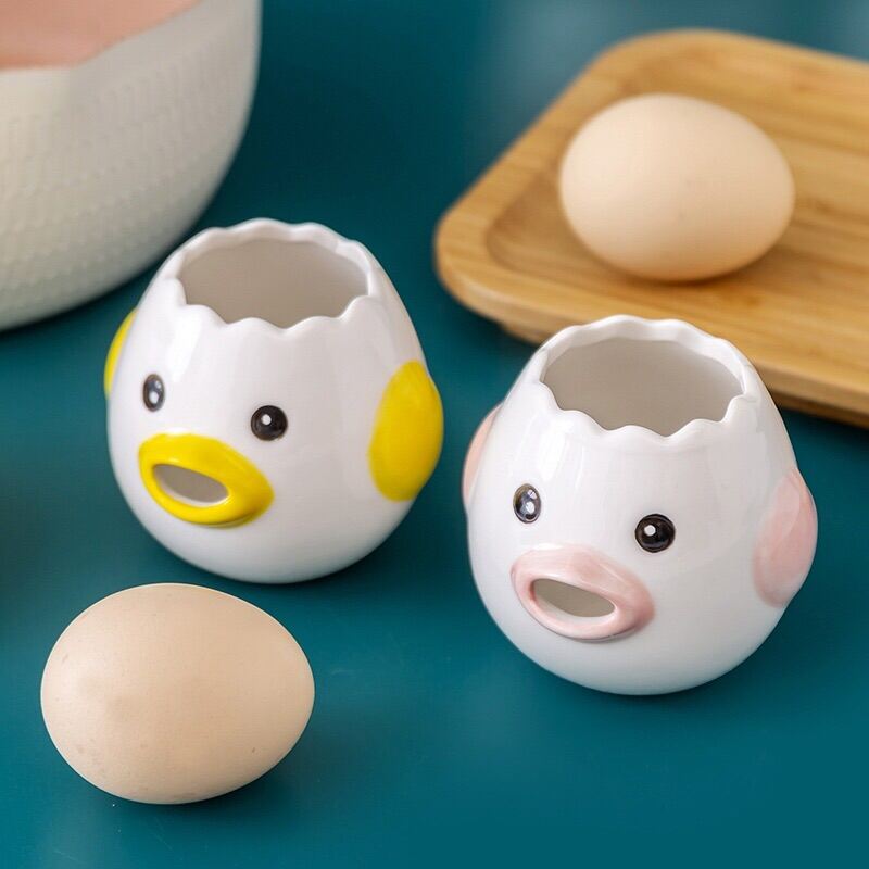 Tách lòng đỏ trứng hình gà con xinh xắn