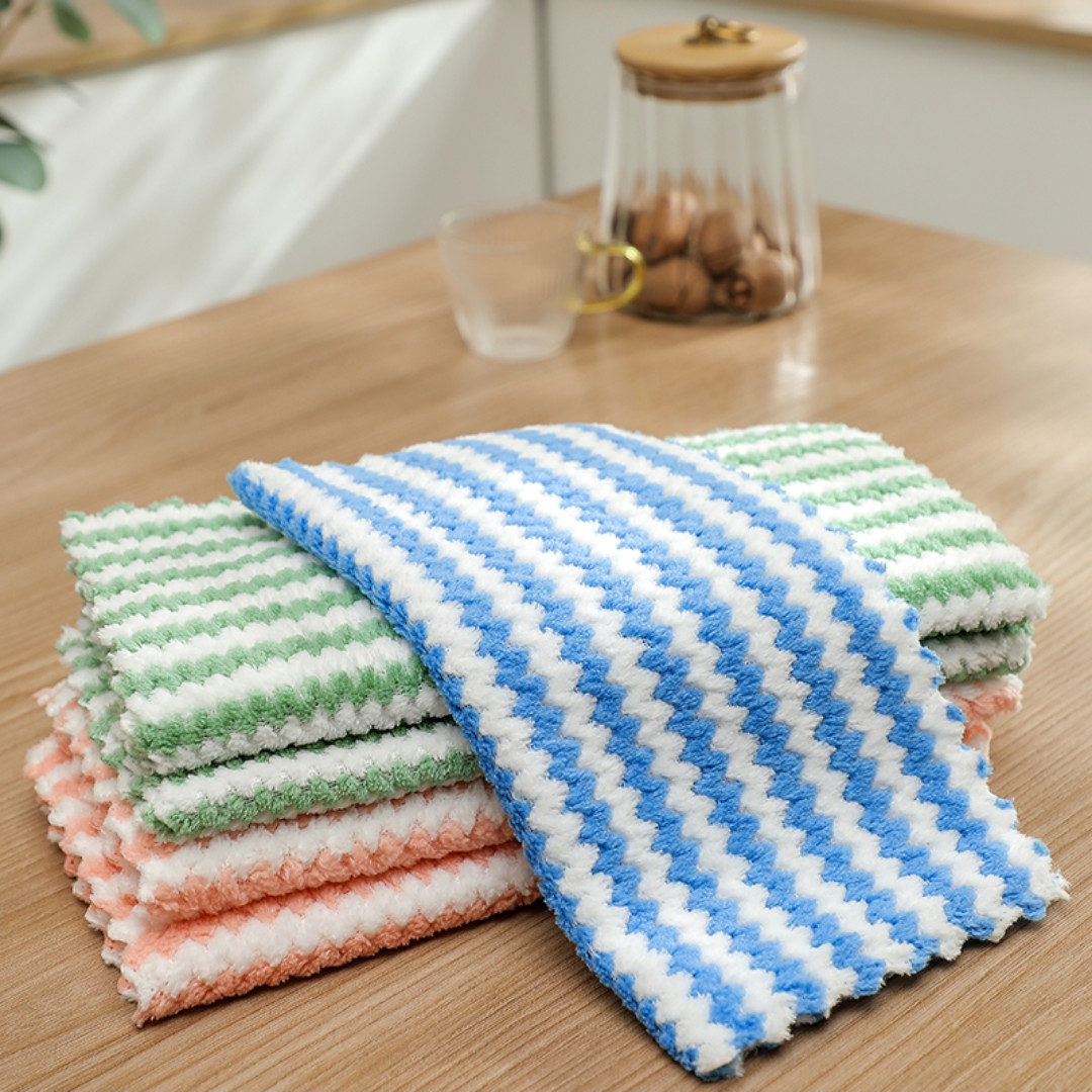 Khăn lau đa năng siêu thấm nước chất liệu mềm mịn (25*25cm)