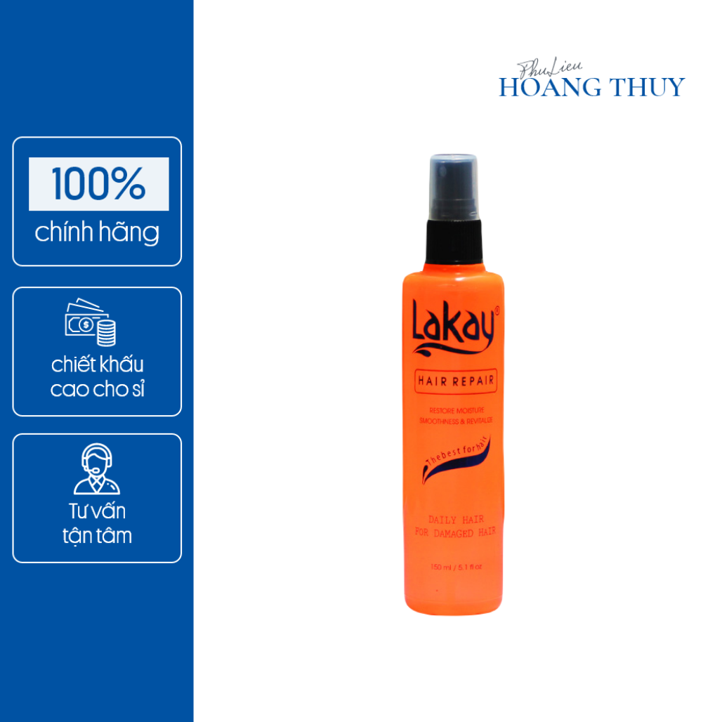Đạm Phục Hồi Hư Tổn Tóc Lakay (150ml)