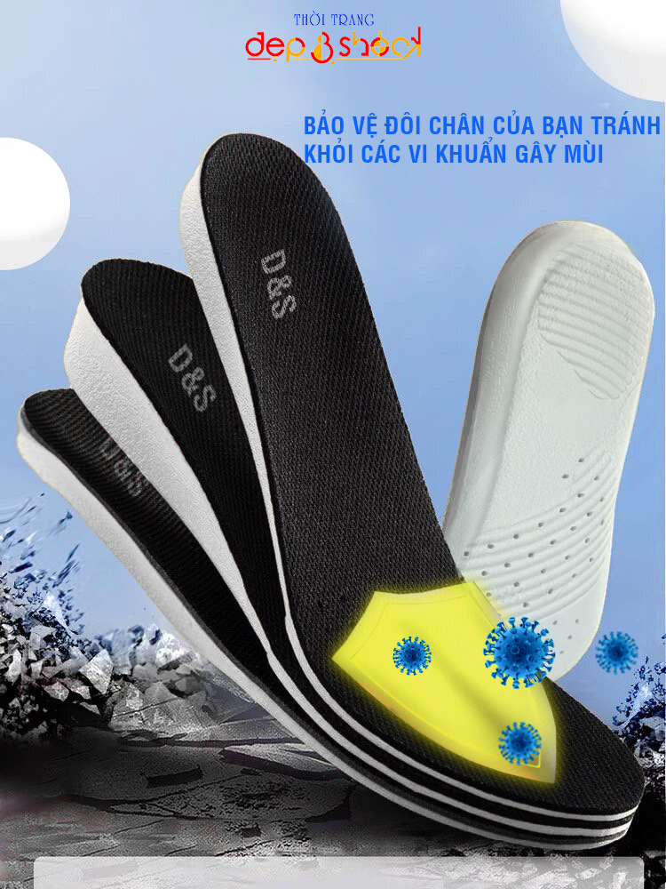 Lót giày thể thao Unisex chuyên dụng chống đau chân siêu nhẹ Lót giày khử