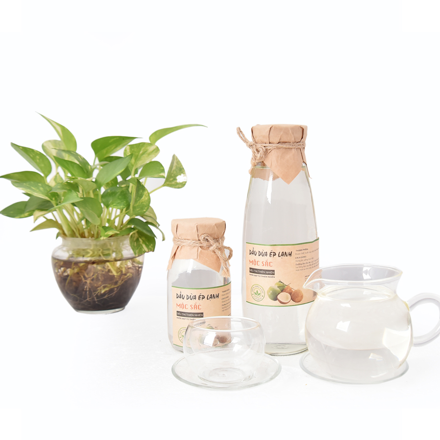 Dầu dừa ép lạnh Mộc Sắc cao cấp 500ml