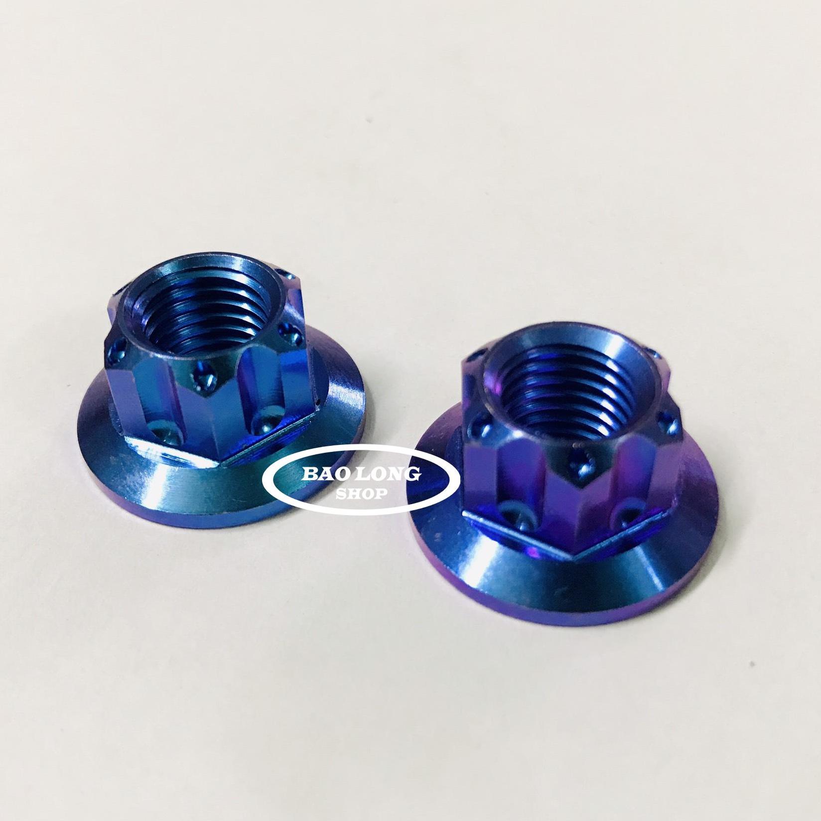 2 ốc tán titan gr5 8li xanh tím