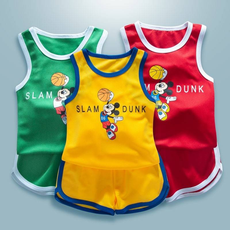 Set bộ đồ ba lỗ thông hơi thể thao bé trai ( 8-20kg)