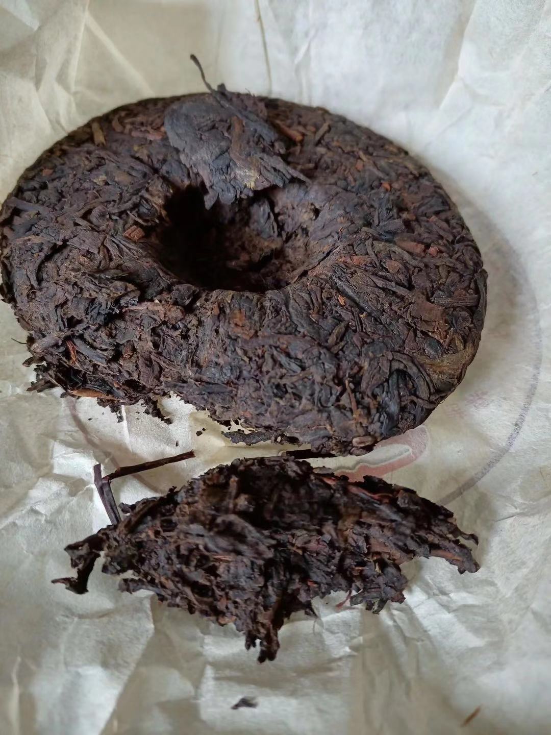 [HCM]bánh trà phổ nhĩ cung đình 100gr (trà chín)