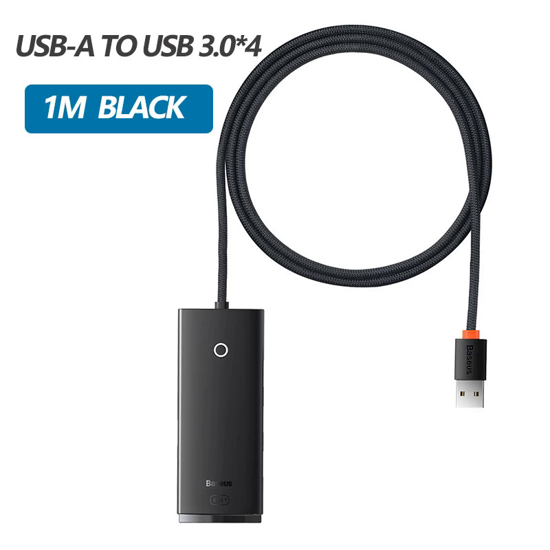 Baseus usb hub adapter 4 trong 1 usb loại c để usb 3.0 hub splitter adapter cho pro không khí mate 30 docking station hub