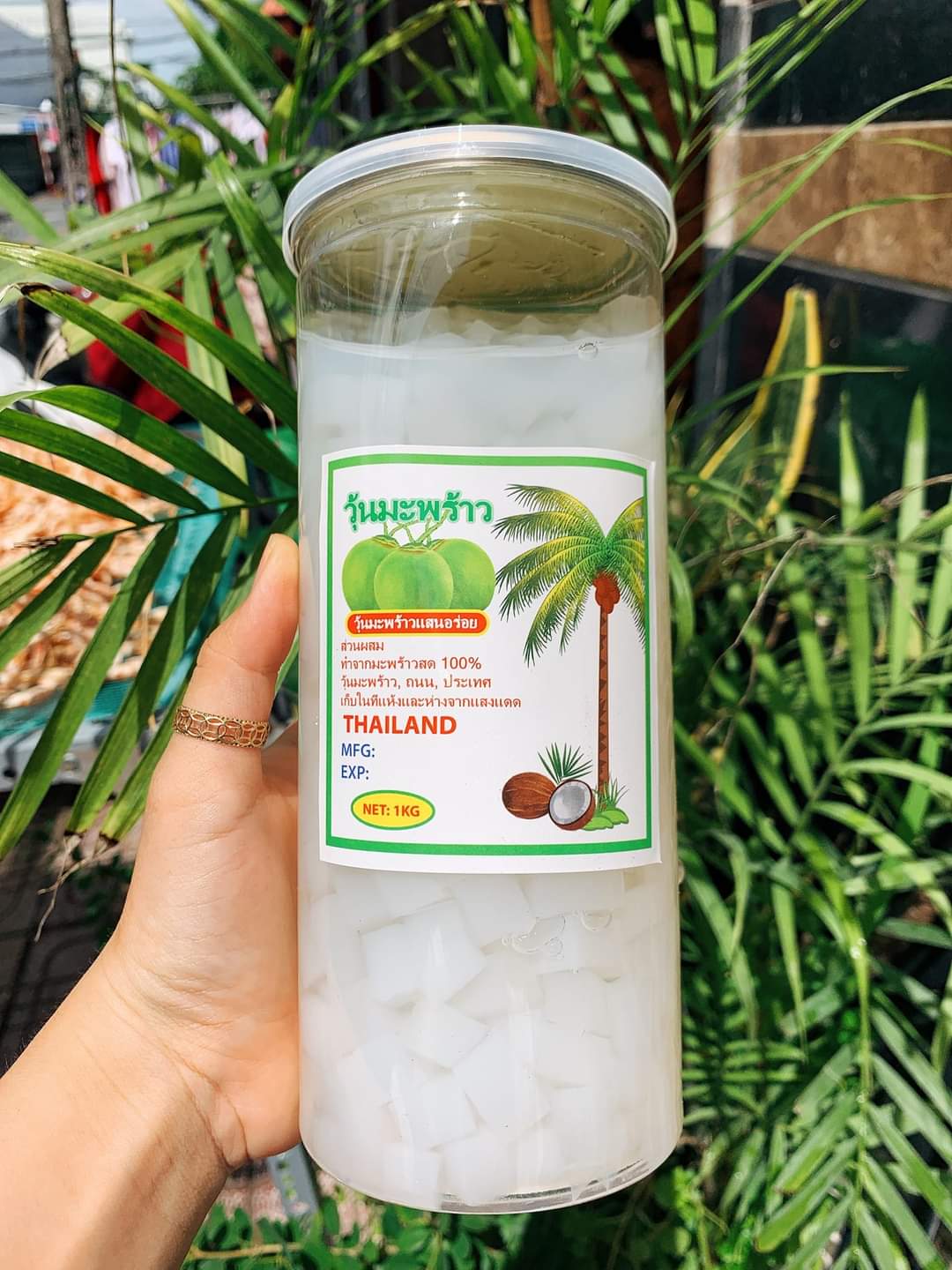 Thạch Dừa Thái Lan Hủ Pet 1kg