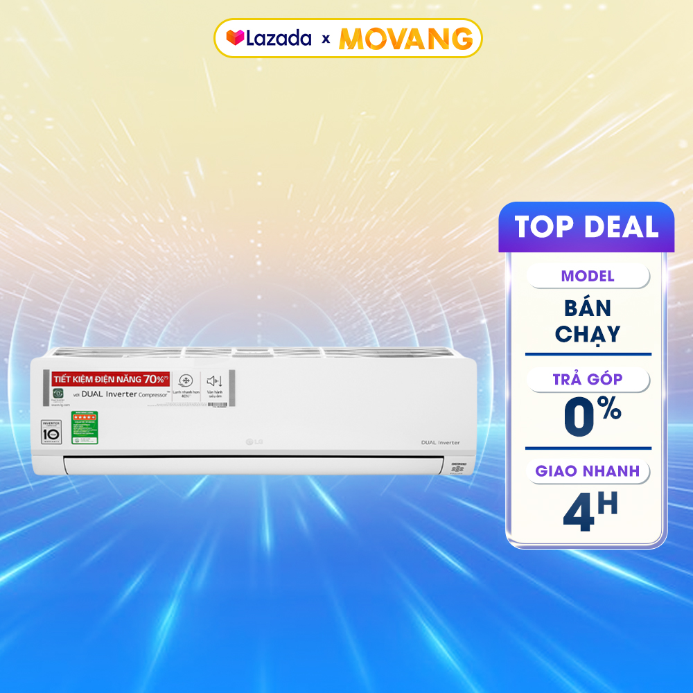 [GIAO TẠI HCM] -  Máy lạnh LG sang trọng Inverter 2.5 HP V24API1