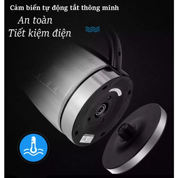 Ấm siêu tốc inox 2 Lít  Mumcook