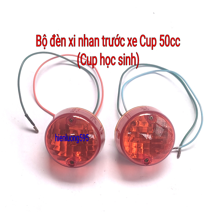 Bộ đèn xi nhan Trước, Sau xe Cub 50cc đời mới (Cub học sinh)