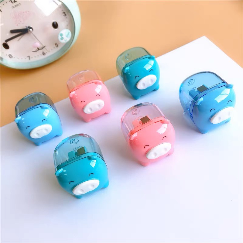 Chuốt viết chì Hàn Quốc mẫu chú heo con mini