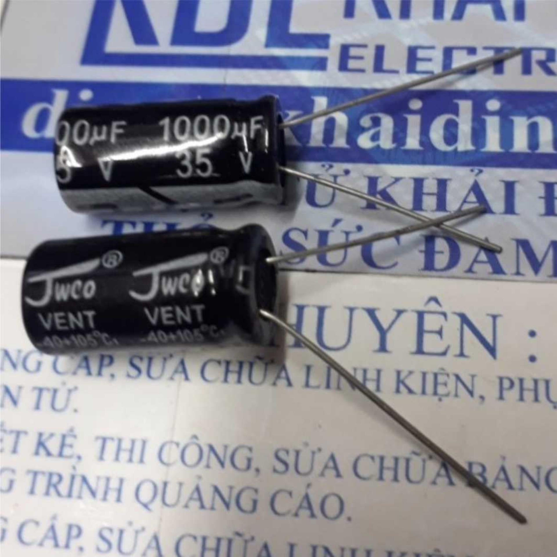 10 con TỤ HÓA, TỤ PHÂN CỰC 1000uf 35V   kde1814