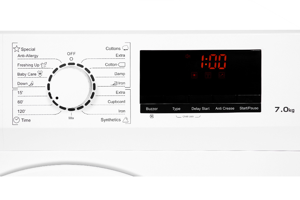 [TRẢ GÓP 0%] Máy sấy thông hơi Galanz 7kg DV-70T5C(W) (Giá áp dụng giao tại HN, HCM& các tỉnh liên hệ shop)