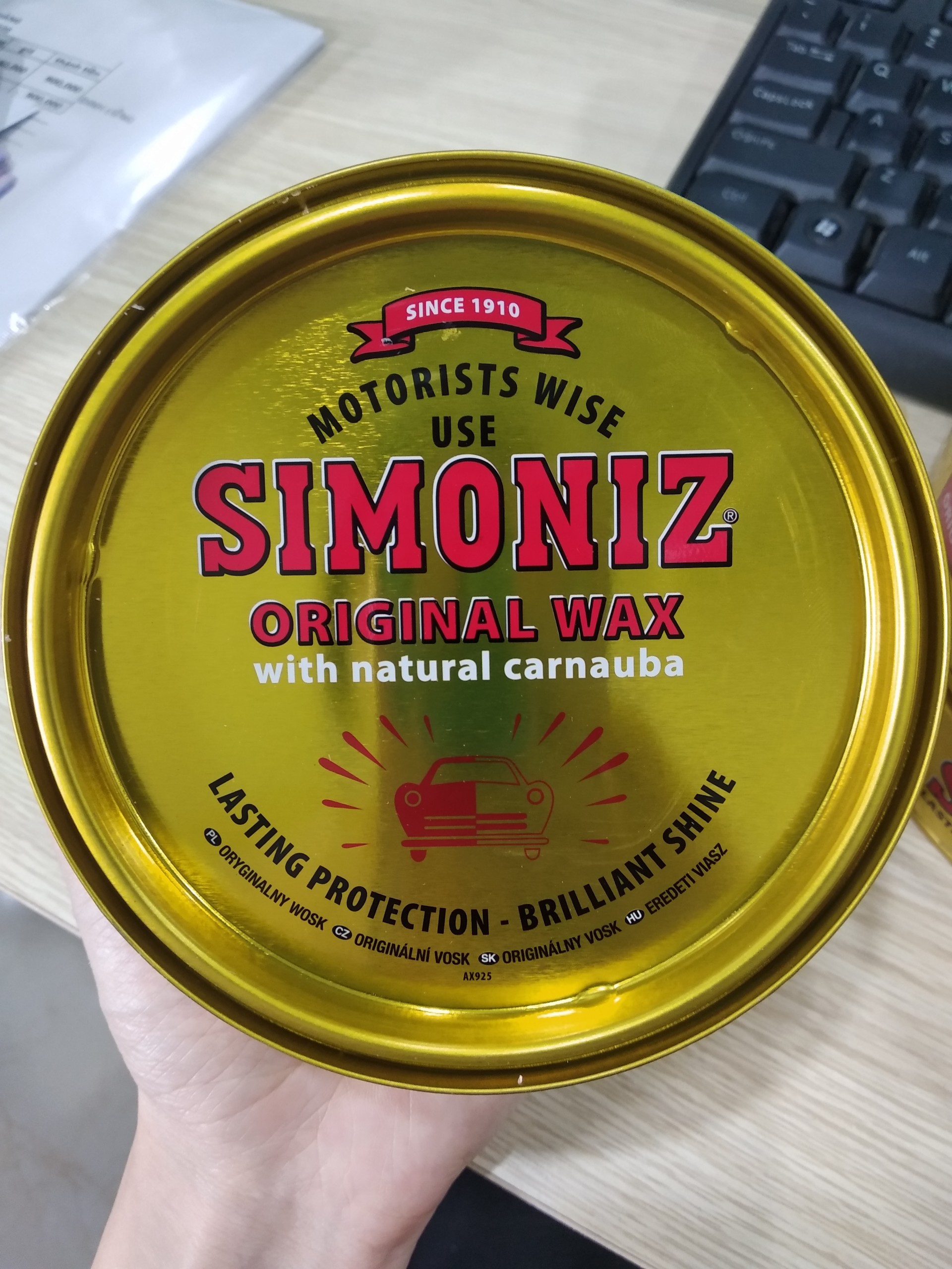 Sáp đánh bóng cao cấp Simoniz 150g