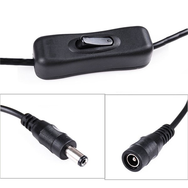 Dây cáp nối nguồn điện dc on / off dc-5.5 * 2.1mm